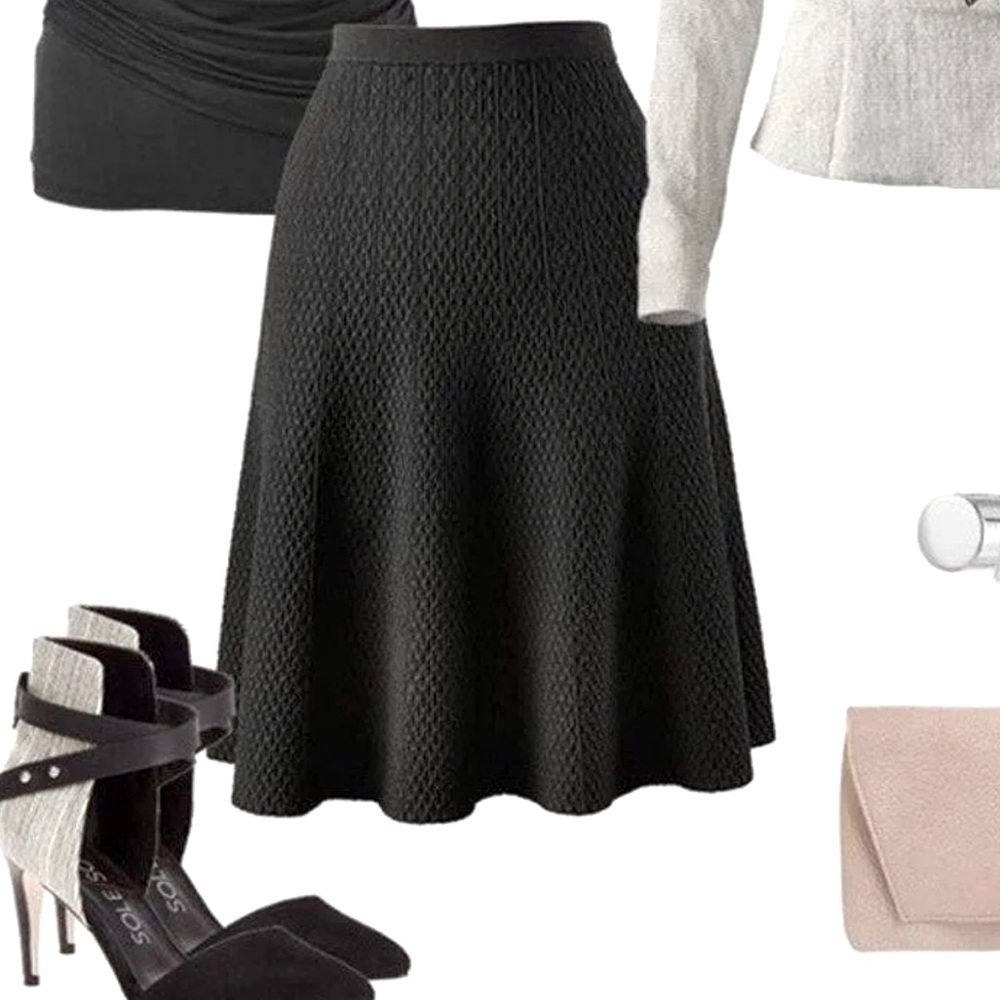 CABI AMELIE BLACK SKIRT